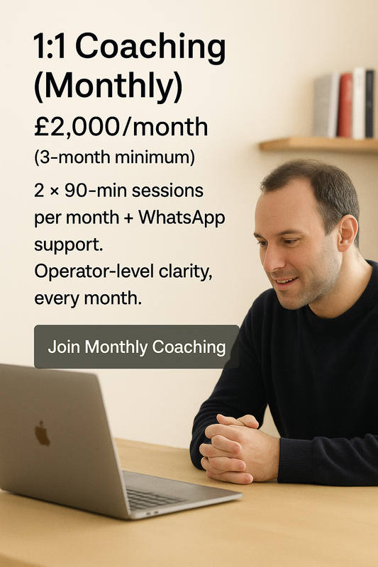 ClarityOS™ 1:1 Coaching (Monthly)