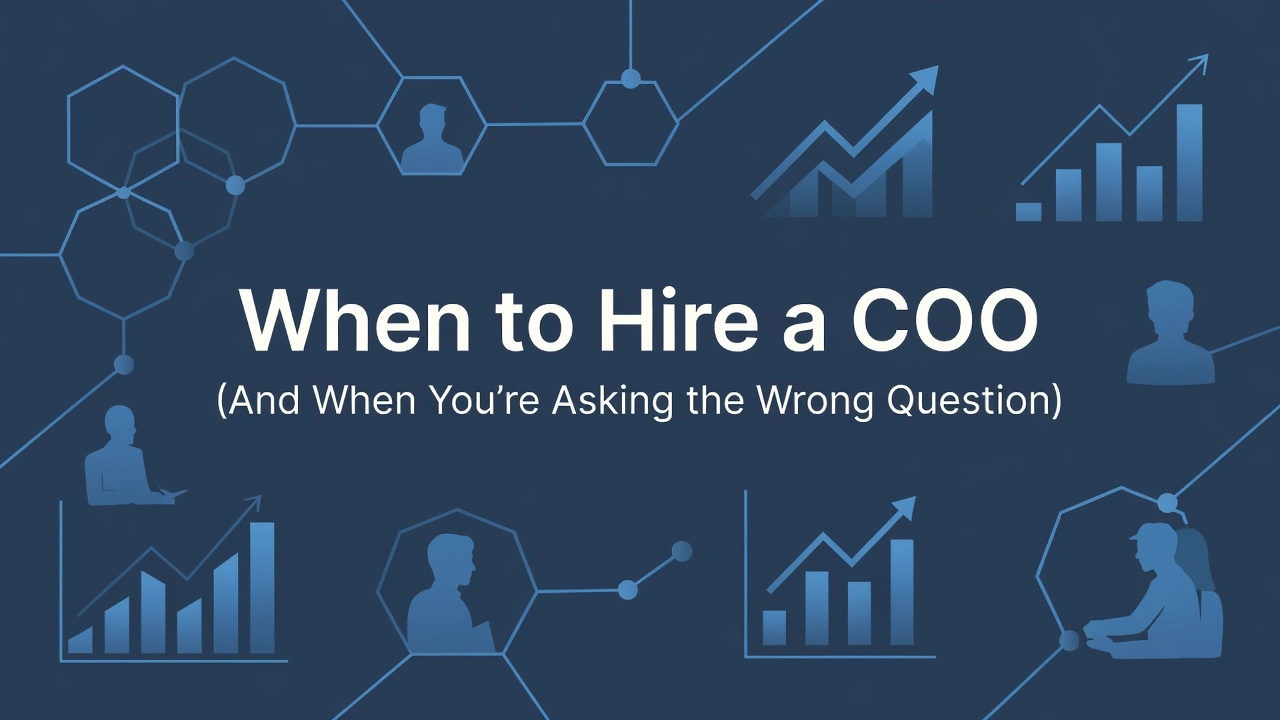 When to Hire a COO: A Stage-by-Stage Guide