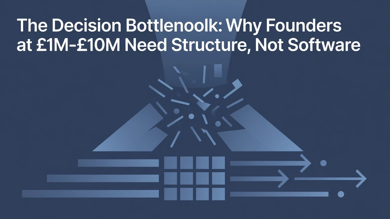 Decision Support for Founders at £1M–£10M